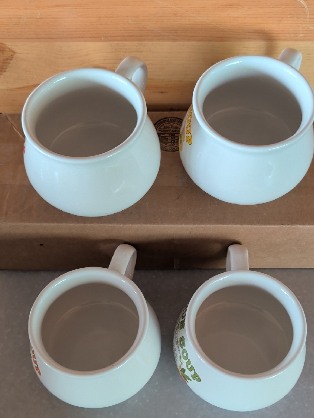 VTG. 4 piece Dat'l Do-It, Inc. Soup Mugs - Picture 8 of 14